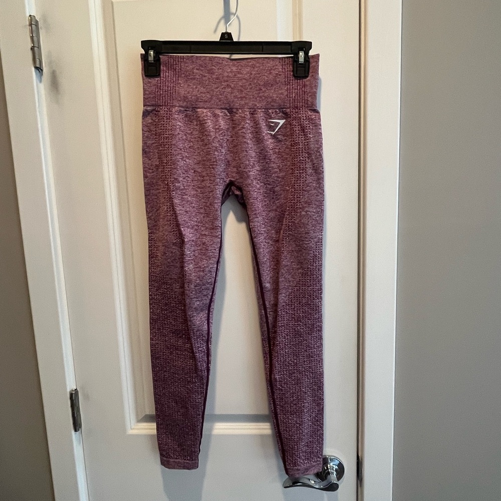 Gymshark leggings in Heathered Plum